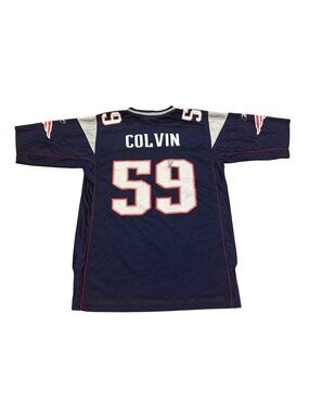 Reebok New England Patriots Rosevelt Colvin #59 NFL Football Jersey Men's Medium